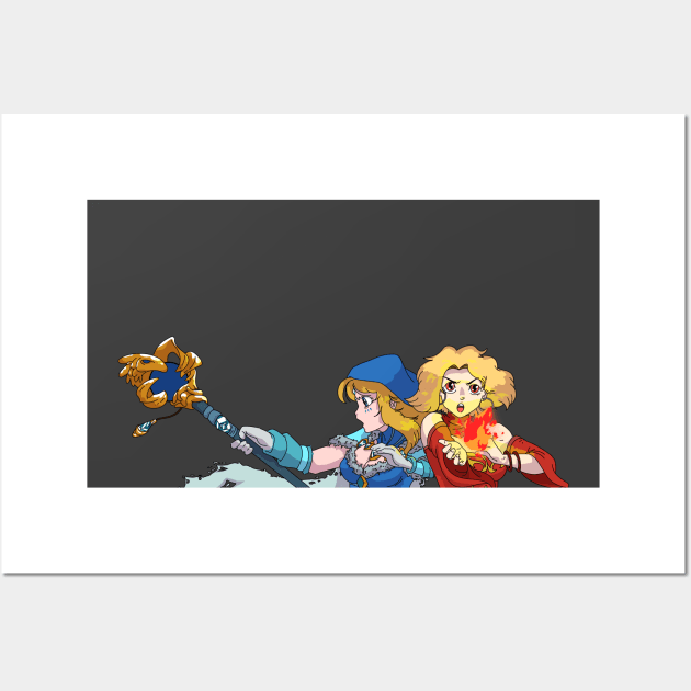 Crystal Maiden and Lina Dota 2 Wall Art by SLMGames